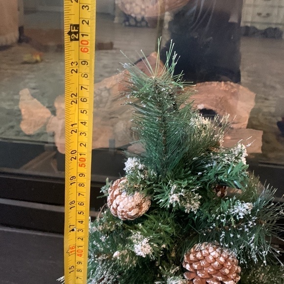 Christmas tree home decor mantel table holidays string lite battery operated - Picture 9 of 10